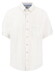 Fynch-Hatton Premium Short Sleeve Linnen Button-Down Overhemd Wit