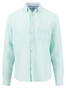 Fynch-Hatton Premium Solid Linen Button-Down Shirt Mint