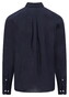 Fynch-Hatton Premium Solid Linnen Button-Down Overhemd Navy