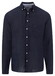 Fynch-Hatton Premium Solid Linnen Button-Down Overhemd Navy