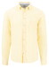 Fynch-Hatton Premium Solid Linnen Button-Down Overhemd Pale Yellow