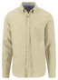 Fynch-Hatton Premium Solid Linnen Button-Down Overhemd Pistache