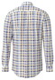 Fynch-Hatton Premium Washed Oxford Multi Check Overhemd Pale Yellow-Blue