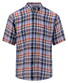 Fynch-Hatton Pure Linnen Check Button-Down Overhemd Spicy Red-Navy
