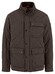 Fynch-Hatton Quilted Diamond Texture Fieldjacket Jack Dark Chocolate