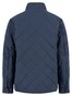 Fynch-Hatton Quilted Diamond Texture Fieldjacket Jack Dark Navy