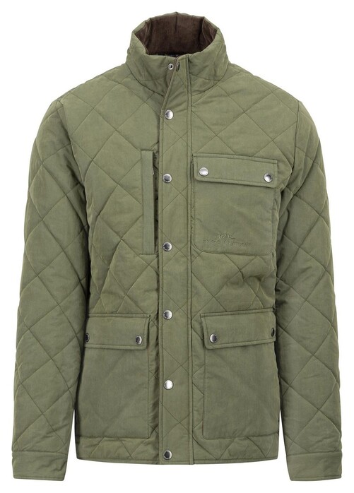 Fynch-Hatton Quilted Fieldjacket Jack Donker Khaki