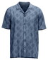 Fynch-Hatton Resort Shirt Polo Terry Jacquard Overhemd Navy
