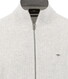 Fynch-Hatton Ribbed Knit Stand-Up Zip Cardigan Snow White