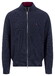 Fynch-Hatton Ribbed Knit Stand-Up Zip Vest Navy