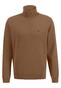 Fynch-Hatton Rollneck Cotton Trui Walnut Brown