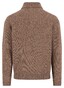 Fynch-Hatton Rollneck Donegal Wool Blend Trui Dark Chocolate
