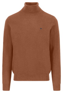 Fynch-Hatton Rollneck Superfine Cotton Pullover Hazel