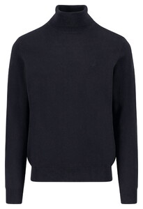 Fynch-Hatton Rollneck Superfine Cotton Trui Zwart