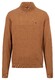 Fynch-Hatton Rollneck Uni Color Superfine Cotton Trui Hazel
