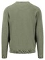 Fynch-Hatton Ronde Hals Fine Knit Cotton Trui Light Khaki