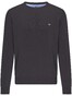 Fynch-Hatton Ronde Hals Superfine Cotton Trui Charcoal