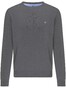 Fynch-Hatton Ronde Hals Superfine Cotton Trui Steel