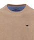 Fynch-Hatton Ronde Hals Superfine Cotton Trui Taupe