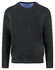 Fynch-Hatton Ronde Hals Superfine Cotton Trui Zwart