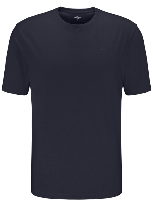 Fynch-Hatton Ronde Hals T-Shirt Navy