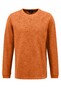 Fynch-Hatton Round Neck Longsleeve Slub Trui Orange