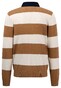 Fynch-Hatton Rugby Knit Stripes Cotton Trui Impala