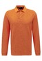 Fynch-Hatton Rugby Shirt Garment Dyed Longsleeve Trui Burnt Orange