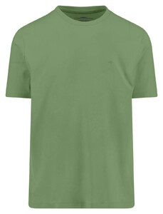 Fynch-Hatton Sanforized Cotton Crew Neck T-Shirt Avocado