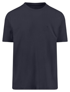 Fynch-Hatton Sanforized Cotton Crew Neck T-Shirt Navy