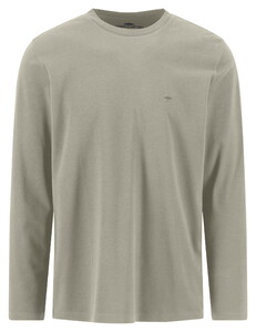Fynch-Hatton Sanforized Cotton Uni Color Round Neck T-Shirt Clay