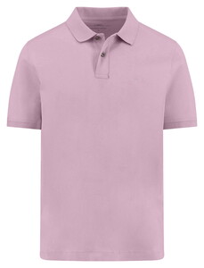 Fynch-Hatton Sanforized Solid Color Short Sleeve Polo Magnolia