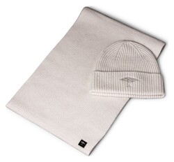 Fynch-Hatton Scarf Beanie Set Winter White