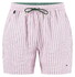 Fynch-Hatton Seersucker Stripe Drawstring Swim Short Magnolia