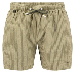 Fynch-Hatton Seersucker Stripe Drawstring Swim Short Pistache