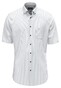 Fynch-Hatton Seersucker Stripe Short Sleeve Button-Down Overhemd Summer Breeze