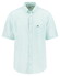 Fynch-Hatton Short Sleeve Linnen Cotton Solid Color Button-Down Overhemd Mint