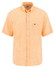 Fynch-Hatton Short Sleeve Linnen Cotton Solid Color Button-Down Overhemd Solar