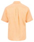Fynch-Hatton Short Sleeve Linnen Cotton Solid Color Button-Down Shirt Solar