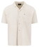 Fynch-Hatton Short Sleeve Shirt Polo Resort Buttoned Cotton Linnen Overhemd New Off White