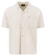 Fynch-Hatton Short Sleeve Shirt Polo Resort Buttoned Cotton Linnen Overhemd New Off White