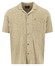 Fynch-Hatton Short Sleeve Shirt Polo Resort Buttoned Cotton Linnen Overhemd Pistache
