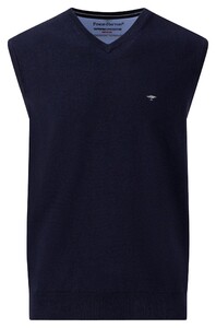 Fynch-Hatton Slipover Superfine Cotton Spencer Navy