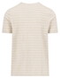 Fynch-Hatton Slub Stripe Crew Neck T-Shirt Cement