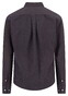 Fynch-Hatton Solid Color Button-Down Overhemd Dark Chocolate