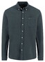 Fynch-Hatton Solid Color Button-Down Overhemd Dark Ivy