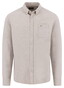 Fynch-Hatton Solid Color Button-Down Overhemd Taupe