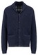 Fynch-Hatton Solid Color Buttoned Shawl Collar Vest Navy