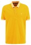 Fynch-Hatton Solid Color Contrast Stripe Polo Soft Sun