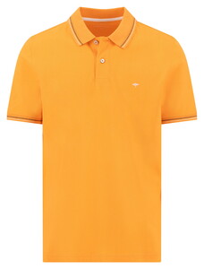 Fynch-Hatton Solid Color Contrast Tipping Polo Solar